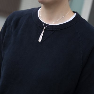 画像3: ナバホ族 Tanya Mace 12KGF フェザー ペンダント ストレート チェーン付き